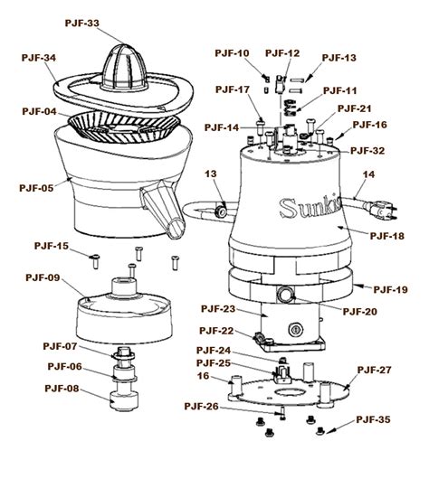 profinger juicer parts